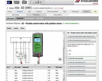 Autoreparatur-Emulator, Werkstatt für mehrere Automodelle, Vivid Technic ATRIS StaKis 2018, Diagnose-Auto-Werkzeug-Reparatur