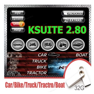 Ksuite 2.80 Repair Software Car Truck Bike Tractros Boat Repair Software RSA Error Fix For K E S V2 V5.017 2017