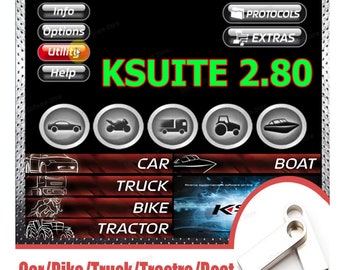 Ksuite 2.80 Repair Software Car Truck Bike Tractros Boat Repair Software RSA Error Fix For K E S V2 V5.017 2017