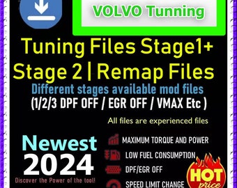 Diagnostic Auto For VOLVO Tuning 12 GB Tuning Files Stage1,Stage 2...etc Ecu Files Remapping Automobiles Car Repair Tool