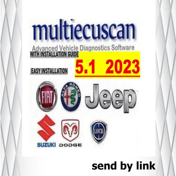 Car Repair NEW Multiecuscan Program Software diagnostic tool multi ecu scan untill 2023 repair auto cars automotive technical database
