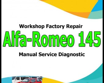 Alfa-Romeo 145/146 workshop factory repair manual service Automotive Diagnostic Tools link Manual Car Vehicle Tool Auto Repair