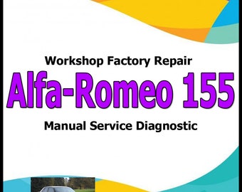 Alfa-Romeo 155 1992–1998, Werkstatt, Werksreparatur-Handbuch, Service, Kfz-Diagnose-Tools, Link, Handbuch, Auto-Fahrzeug-Werkzeug, Auto-Reparatur