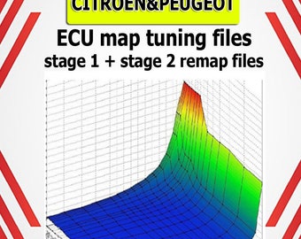 Outil de réparation automobile, Diagnostic Automobiles citroën Peugeot ECU, fichiers de réglage de carte, étape 1 + étape 2, fichiers de remappage, réparation ecu de puissance de voiture