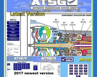 ATSG Auto Repair Diagnostic Tool Car Vehicle 2017 Installation Automatic Transmission Service Group Repair Information