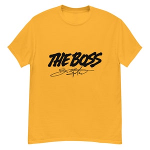 Boss &quot;Autographed&quot; Tee-black text