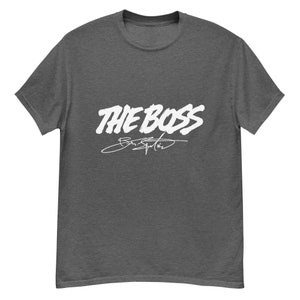 Boss &quot;Autographed&quot; Tee-white text