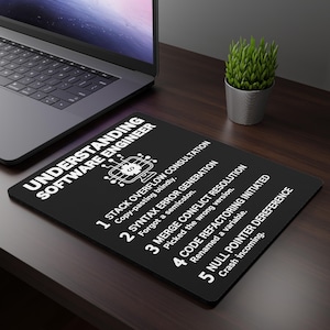 Tapis de souris pour ingénieur logiciel - Coder de l'humour, cadeau pour un passionné de technologie image 3