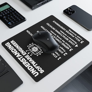 Tapis de souris pour ingénieur logiciel - Coder de l'humour, cadeau pour un passionné de technologie image 2
