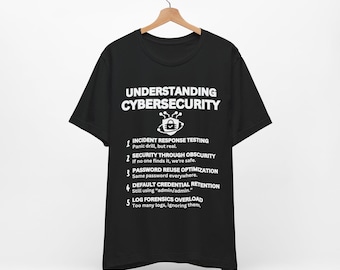 Cybersecurity T-Shirt: Ethical Hacker Gift, Soft Cotton Tee