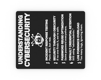Cybersecurity Mouse Pad: Tech Enthusiast Gift