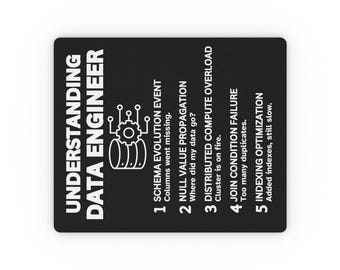 Data Engineer Mouse Pad – Tech Enthusiast Gift