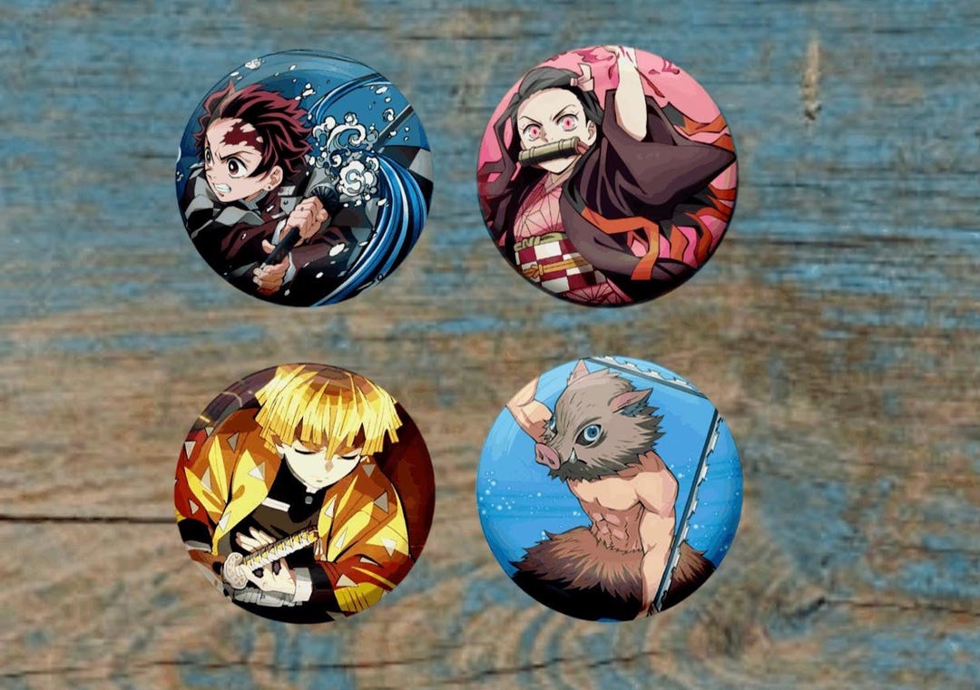 Demon S Pinback Buttons - Etsy