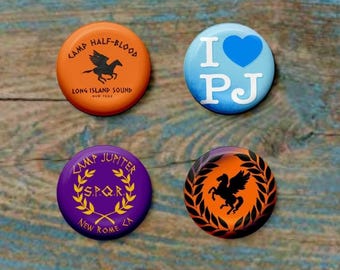 Percy Jackson Pinback Buttons