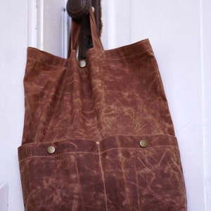 Handmade Waxed Canvas Bag