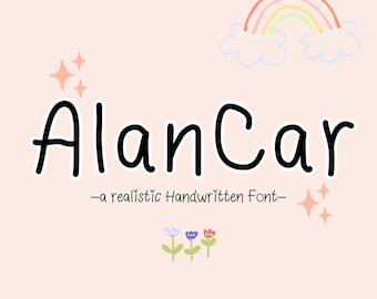 Kids Handwriting Font | Playful Childlike Font for Classroom Use