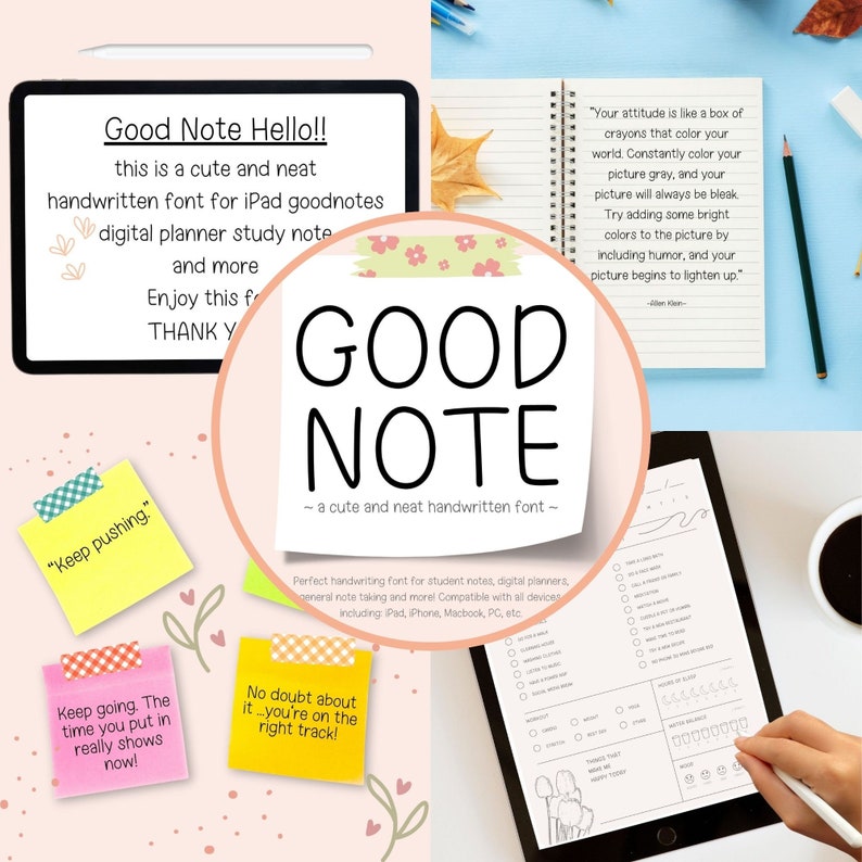 Handwritten Font Bundle: Digital Planner Fonts (TTF & OTF) - Etsy
