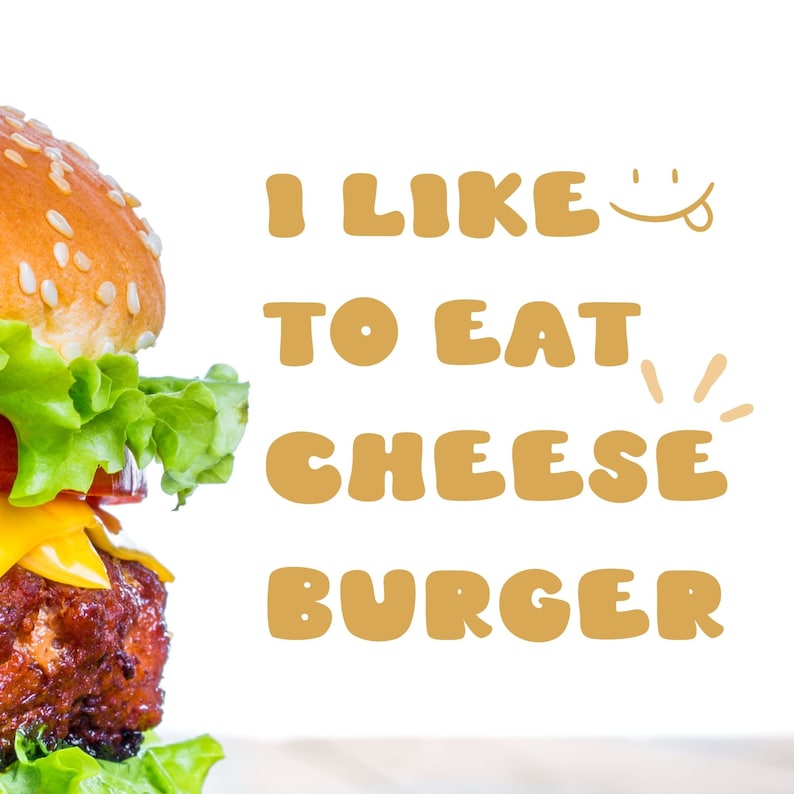 Burger Font Procreate Font, Groovy Font, Cricut Fonts, Fonts for ...