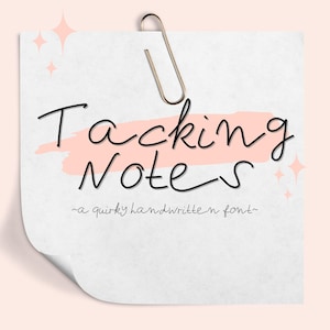 Quirky Handwritten Font: Realistic Style for Digital Planning (TTF & OTF)