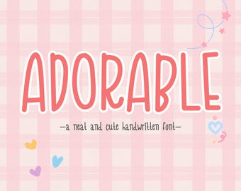 Handwritten Font | Digital Planner, GoodNotes (OTF/TTF Download)