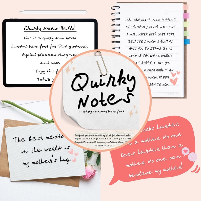 Handwritten Font Bundle: Digital Planner Fonts (TTF & OTF) - Etsy