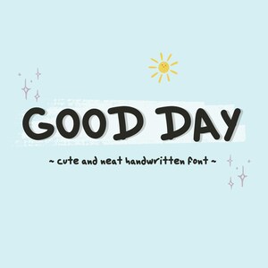 Handwritten Font for Digital Planner and Student Note Taking | Cute and Neat Handwriting Font Goodnotes & Notability, iPad font, simple font