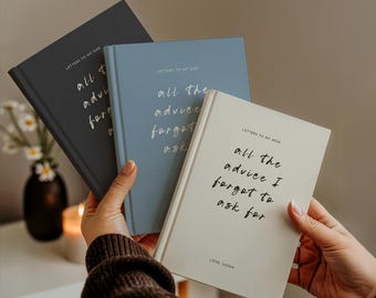 Original product image of Personalized Grief Journal, Loss of Mother Gift, Letters to Mom, Memorial Notebook, Daughter/Son Sympathy Gifts, Bereavement Gift