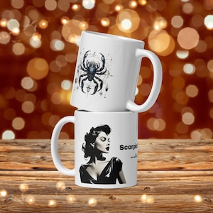 Scorpio Mujer White Mug