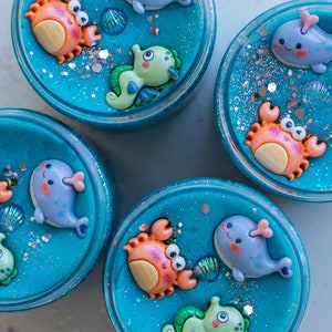 Under The Sea Party Favors, Ocean Playdough Kit, Kids Gifts, Playdough Class Gift, Sea Goodie Bags,Ocean Birthday Party,Crab,Seahorse, Whale