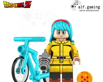 Dragonball Z Dragon Ball Block Clamp Building Blocks Figure - Bulma Bicycle Dragonball