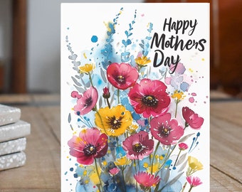 Watercolor Mother’s Day Cards - Etsy