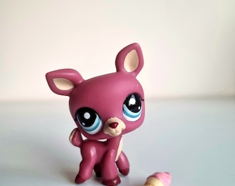 LPS | Littlest Pet Shop Authentic RARE Cranberry Pink Deer #1517