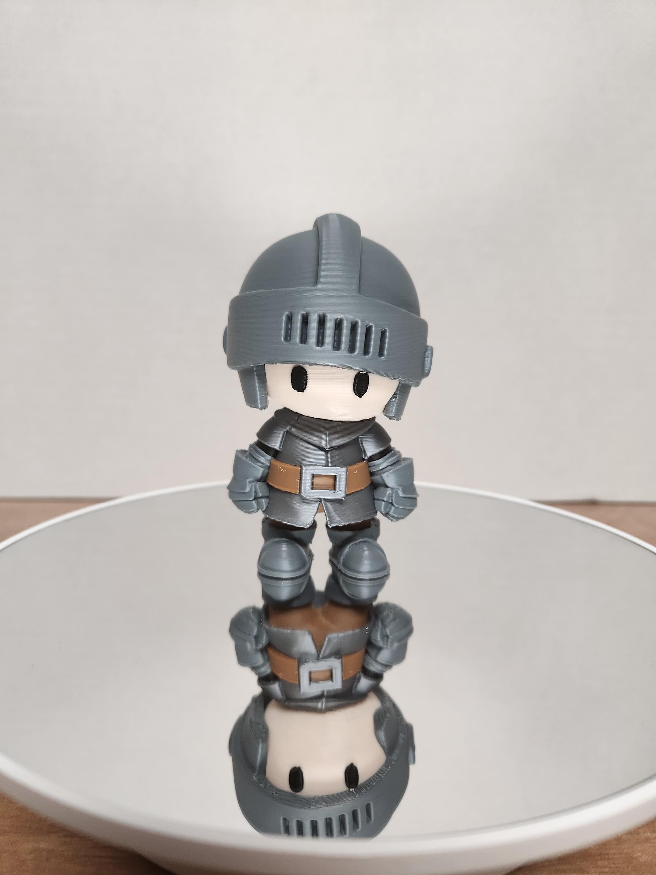 Cute Knight Figurine, Mini Medieval Knight Decor, Fantasy Desk ...