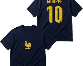 Mbappe France Football Shirt, World Cup Fan Tee, France Soccer