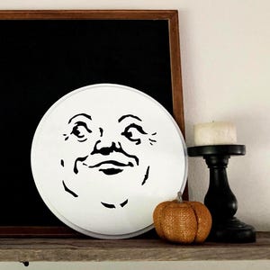 Vintage Man in the Moon 12in Wood Wall Decor