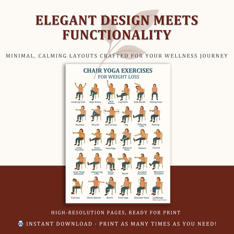Chair Yoga for Seniors – 28 Day Seated Workout to Improve Mobility and Flexibility image 9