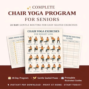Chair Yoga for Seniors – 28 Day Seated Workout to Improve Mobility and Flexibility image 2