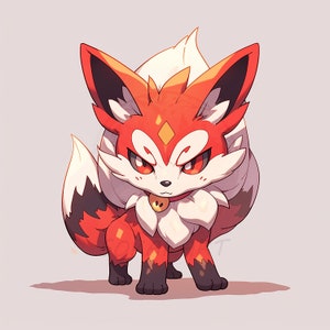 KITSUNE ORIGINAL CHARACTER Adoptable Limited One Time Adopt Digital Download Canine Jackal Coyote Fox Wolf Dog Puppy Furry Fursona Oc Dingo