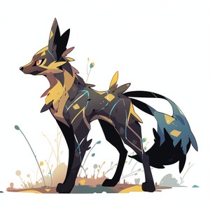 WOLF ORIGINAL CHARACTER Adoptable Limited One Time Adopt Digital Download Canine Jackal Coyote Fox Kitsune Dog Puppy Furry Fursona Oc Dingo