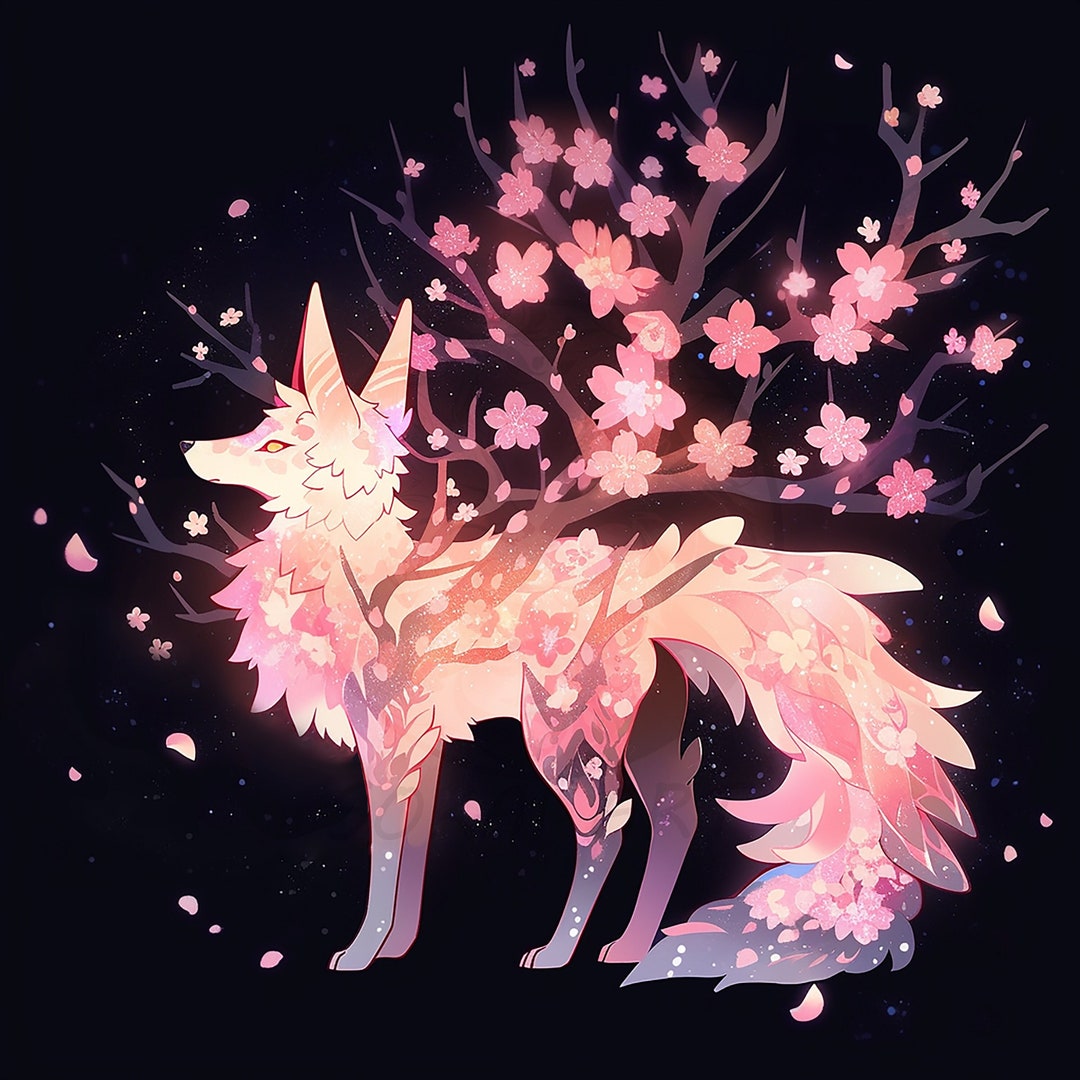 KITSUNE ORIGINAL CHARACTER Adoptable Limited One Time Adopt Digital Download Canine Jackal