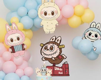 Funny Monster Cutouts | Kids Birthday Party Props | Printable PNG Decorations | Digital Download