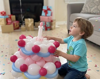 DIY Balloon Cake Kit | Birthday Party Decoration with Tutorial
