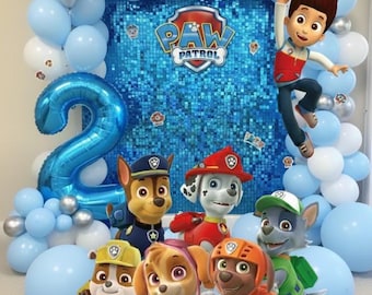 Paw-some Rescue Pup Party Cutouts | Birthday Decorations (Digital Download)