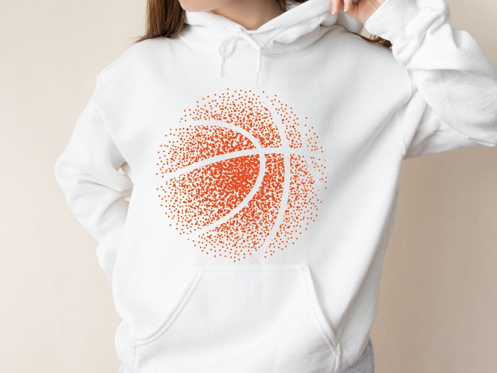 Basketball Ball Hoodie, Basketball Lover Hoodie, Basketball Game Day Hoodie, Basketball Hoodie, Basketball Fan Hoodie, Cute Match Day Hoodie Bespoketshirt