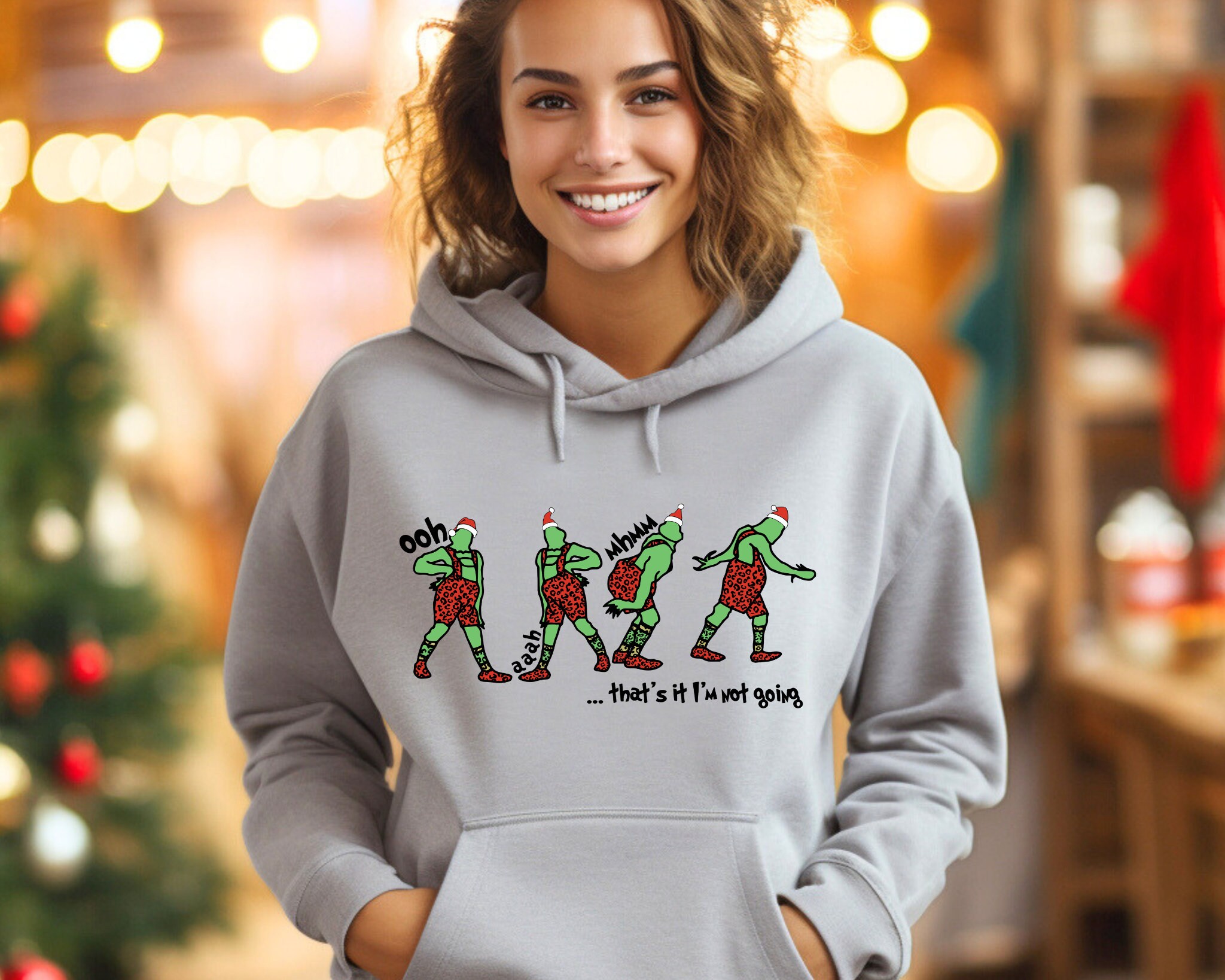 Grinch zip up hoodie 2025