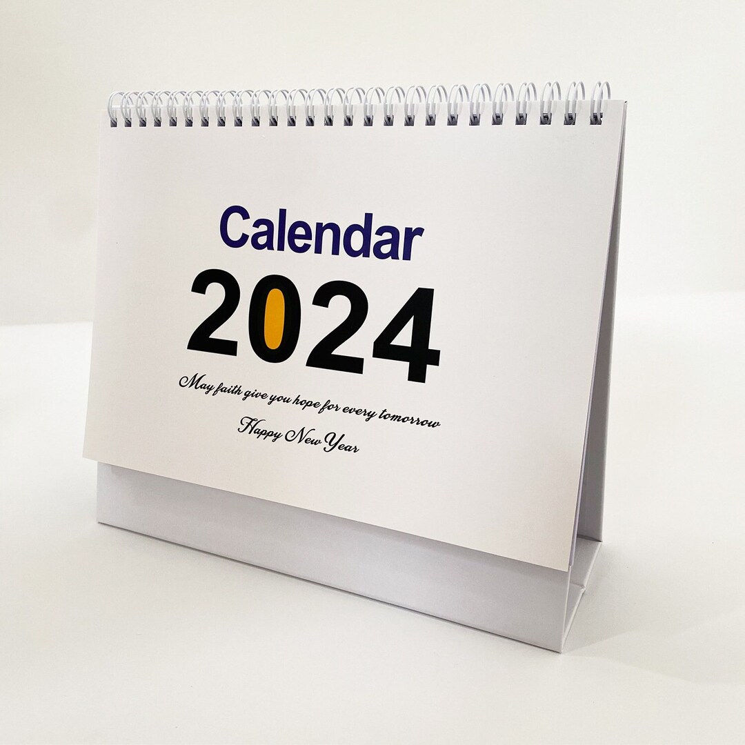 2024 Desktop Calendar Simple Calendar Notepad 365day Etsy