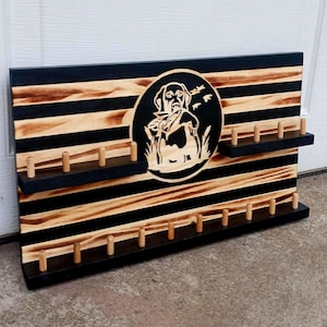 Duck Call Holder Display, Duck Call Case, Goose Call Rack, Duck Hunting Gift, Hunting Man Cave Decor, Personalized Hunter Dog Wall Art