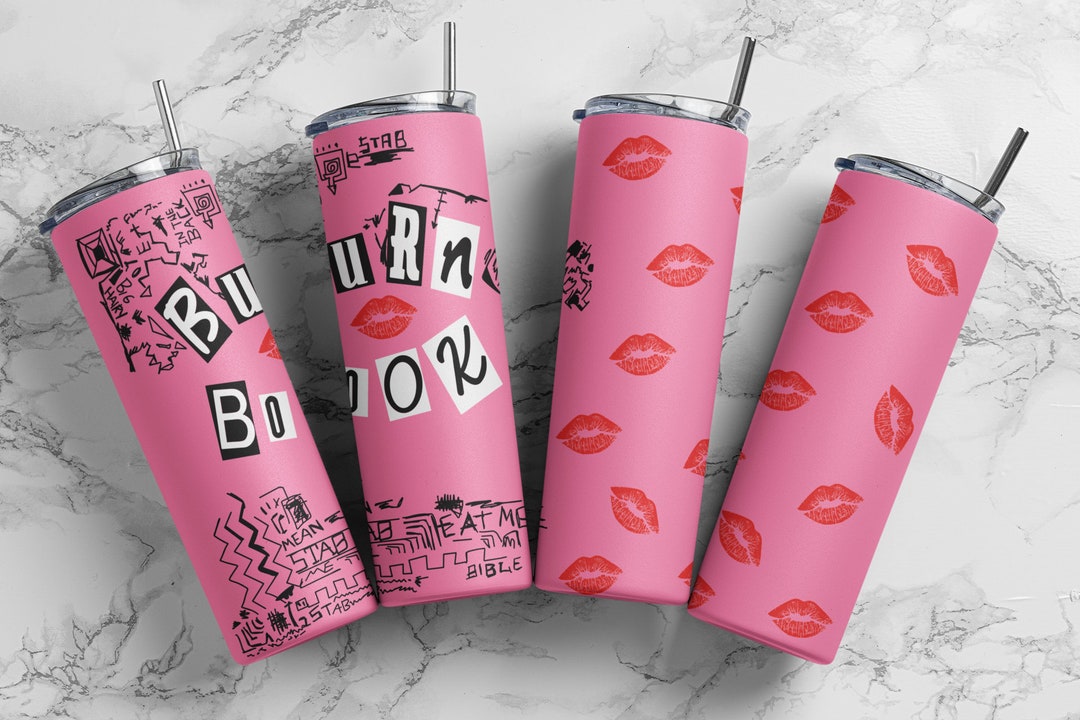 Pink Burn Book, Meangirls, Book, Tumbler 20oz Png Ditial Download ...