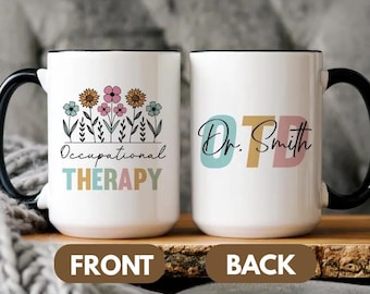 Doktor der Ergotherapie Tasse, Name OTD Geschenk, Dr. der Ergotherapie, OTD Abschlusstasse, OTD Therapeut grad Tumbler