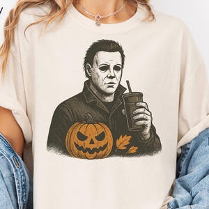 90s Retro Horror Movie Shirt: Michael Myers Halloween Tee